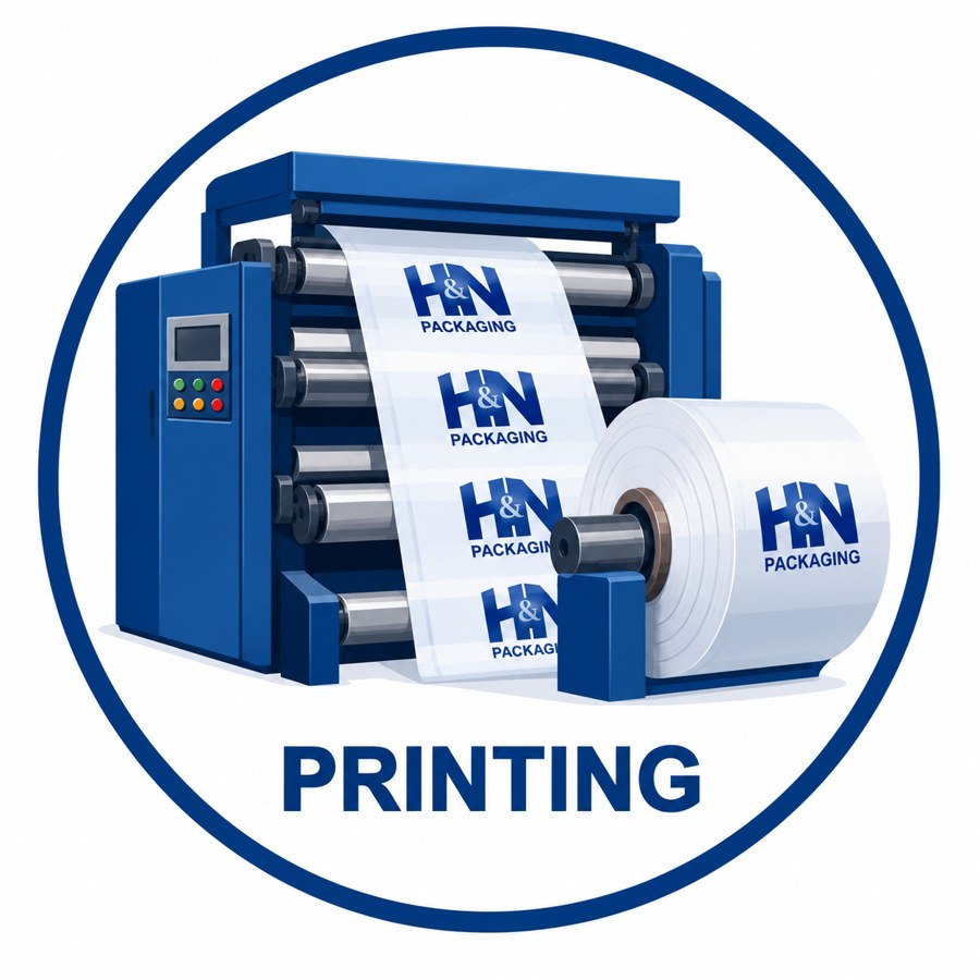 Presse d'impression flexographique H&N Packaging